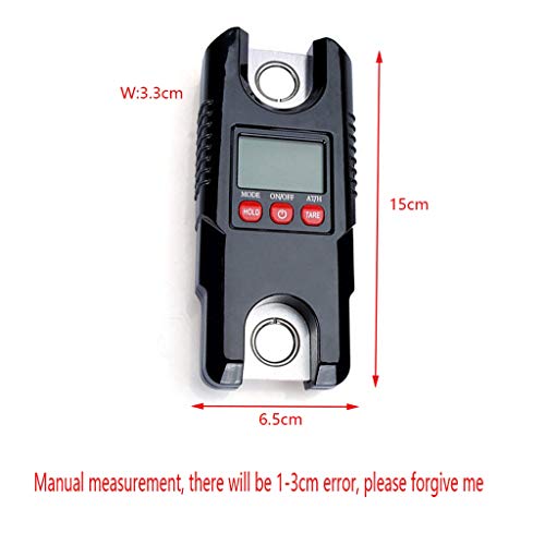 Mini balanza grúa electrónica 300kgx0.1kg negra miniatura 2