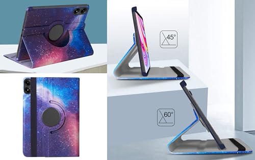 Image of TGK Rotating Flip Cover for Redmi Pad Pro 12.1 inch Case /Poco Pad 12.1 inch Tablet Printed Cases (Galaxy)