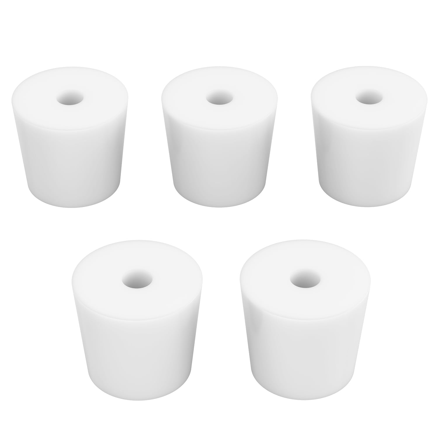 stonylab Silicone Stoppers, 5-Pack Standard 8# Natural Silicone Stoppers with 8 mm Aperture Single-Hole — Amazon image 18