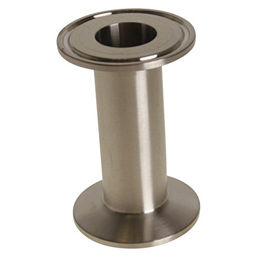 Sanitary Spool | Tri Clamp 1 inch x 3 in. - Stainless Steel SS304 / 3A - Glacier Tanks - (2 Pack)