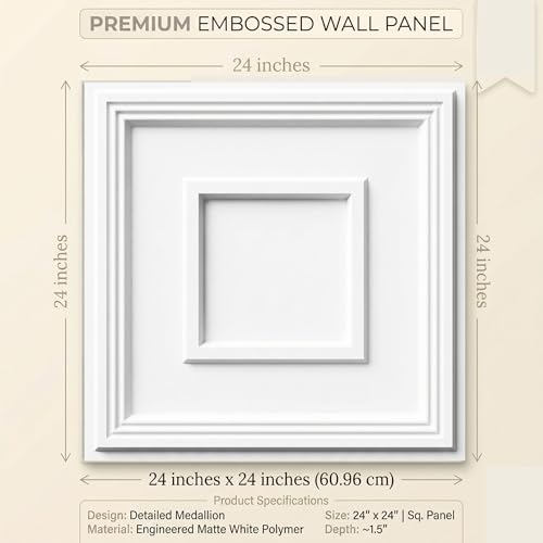 Image of Kayra Decor PVC Ceiling Panel 60x60 cm|Square Panel|White|50 Tiles Cover 200 Sq Ft| Modern False Ceiling|Royal & Elegant Finish