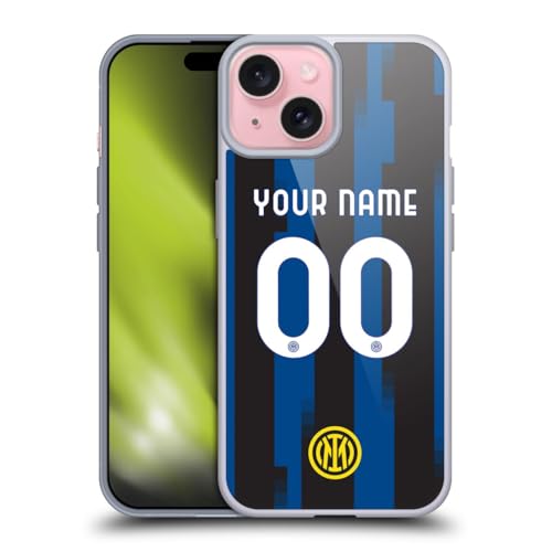 Coque iPhone 15 Inter Milan évitez les rayures avec cette coque en gel antichoc robuste