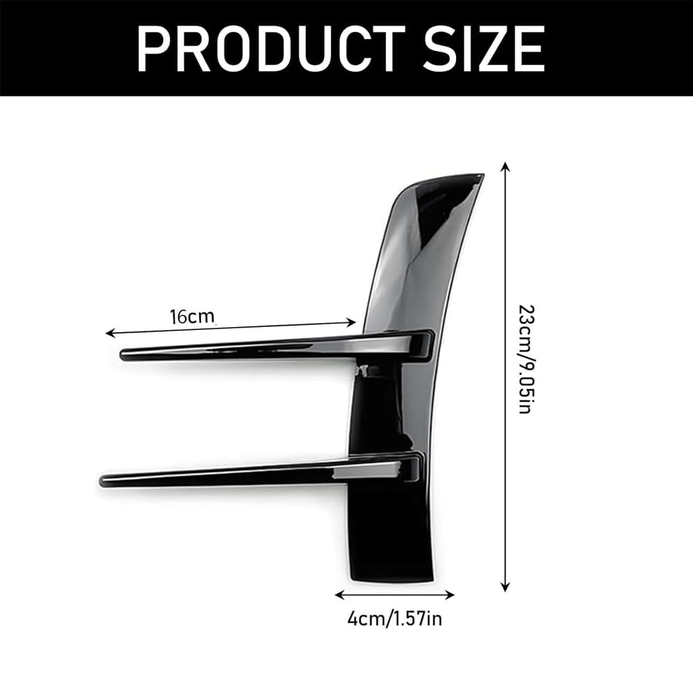 Auto Frontstoßstange Lippe Splitter für VW Crafter II (Bj. ab 2016), ABS Frontspoile Auto Frontstoßstange Spoiler Front Bumper Lip Splitter