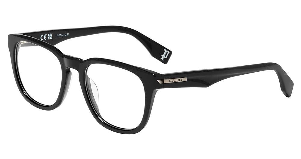 Police, okulary VPLU56, kolor: SHINY BLACK, 52/20/145, (Male)
