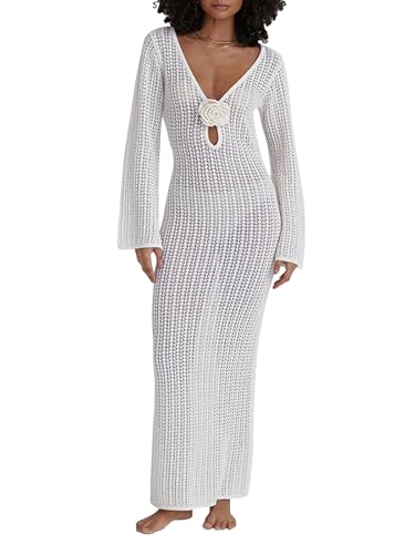 Leoparts Women's Knitted Swimsuit Cover Up 3D...