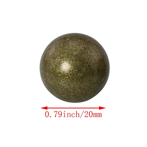 Dgbrsm 2Pcs Spherical Solid Lamp Finials Caps Tapped Of Tops For Lamp Shade Holder Harp Lamp Finial Knob Lamp Accessories, Bronze #TOP1