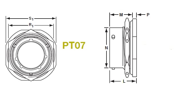 Conector de aviación pt07a12-10p original e importado para paneles eléctricos y control 2