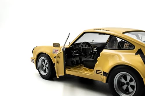 Solido Porsche 911 IROC escala 1:18 amarillo miniatura 6
