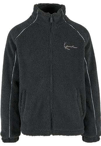 Preisvergleich Produktbild Karl Kani Metal Signature Teddy Jacket S Black / lightblue