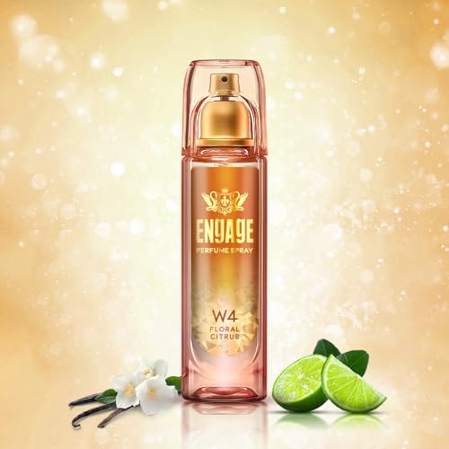 Image of Engage W4 Perfume for Women, Fruity and Floral Fragrance Scent, Skin Friendly Women Perfume, 120ml
