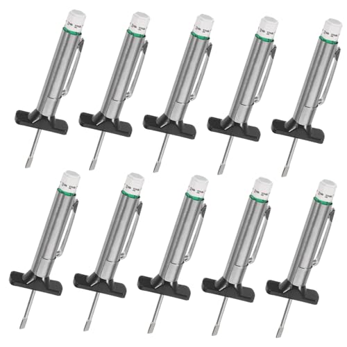 CHILDWEET Car Tire Tread Depth Gauge Tool 10pcs Tire Tread Gauges for Accurate Measurement 0-25mm Range
