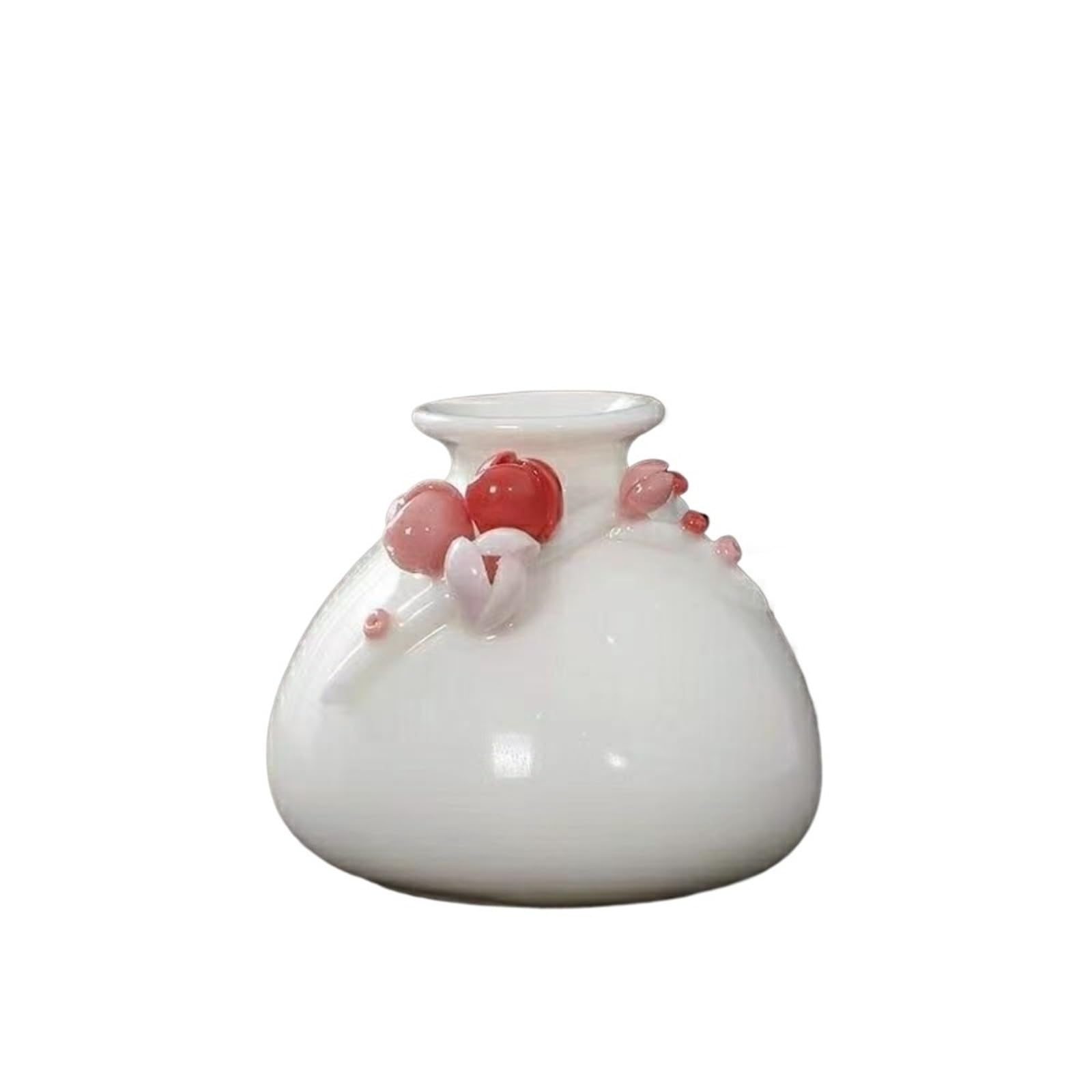 Mini Vase Handmade Flower Vases Hydroponic Mini Inserted Dry Fragrance Bottle Home Decorations Floreros Vintage(6cm-B)