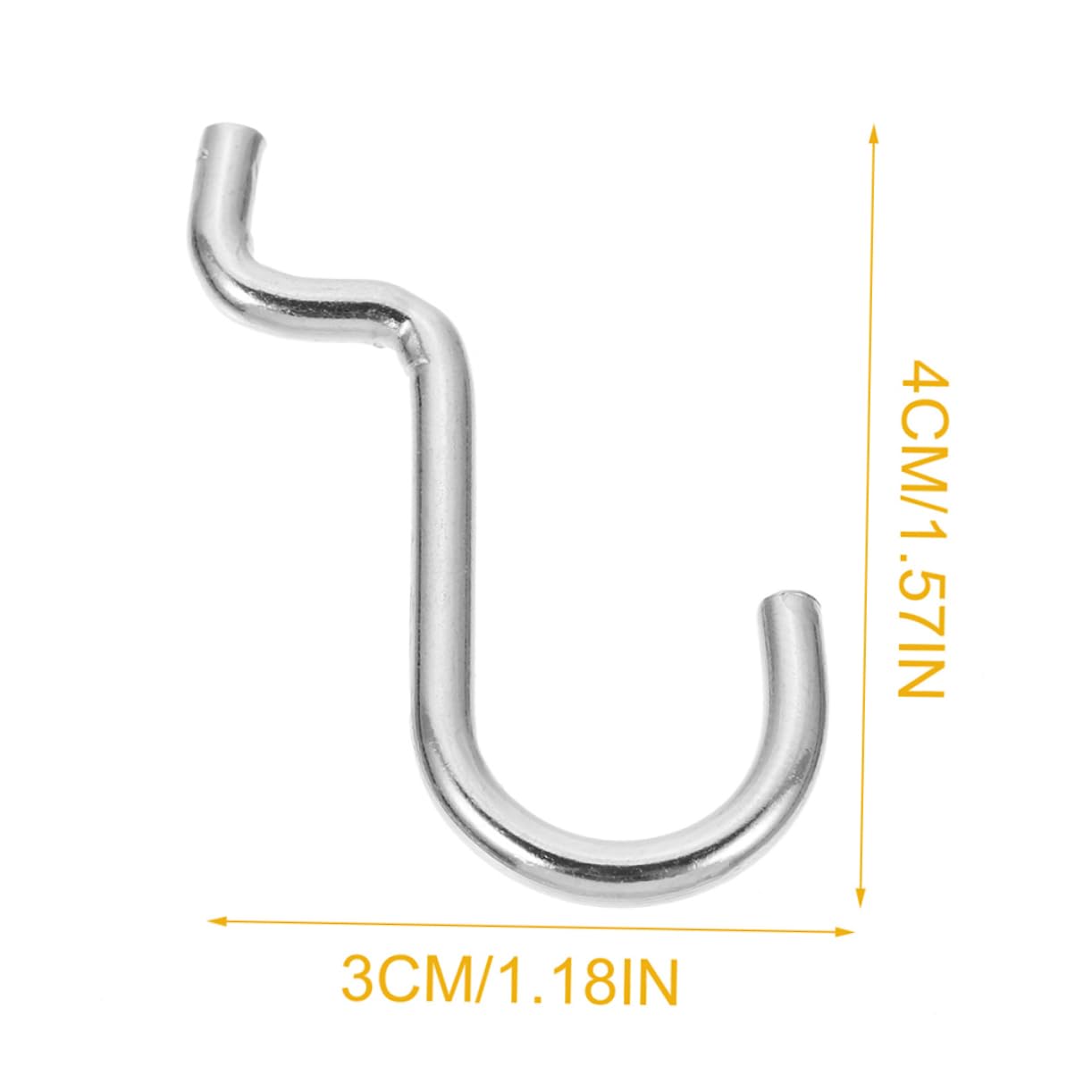 OUNONA J Hooks for Pegboard 24 Pack Heavy Duty Garage Hanging Hooks Quick Setup No Tools Needed