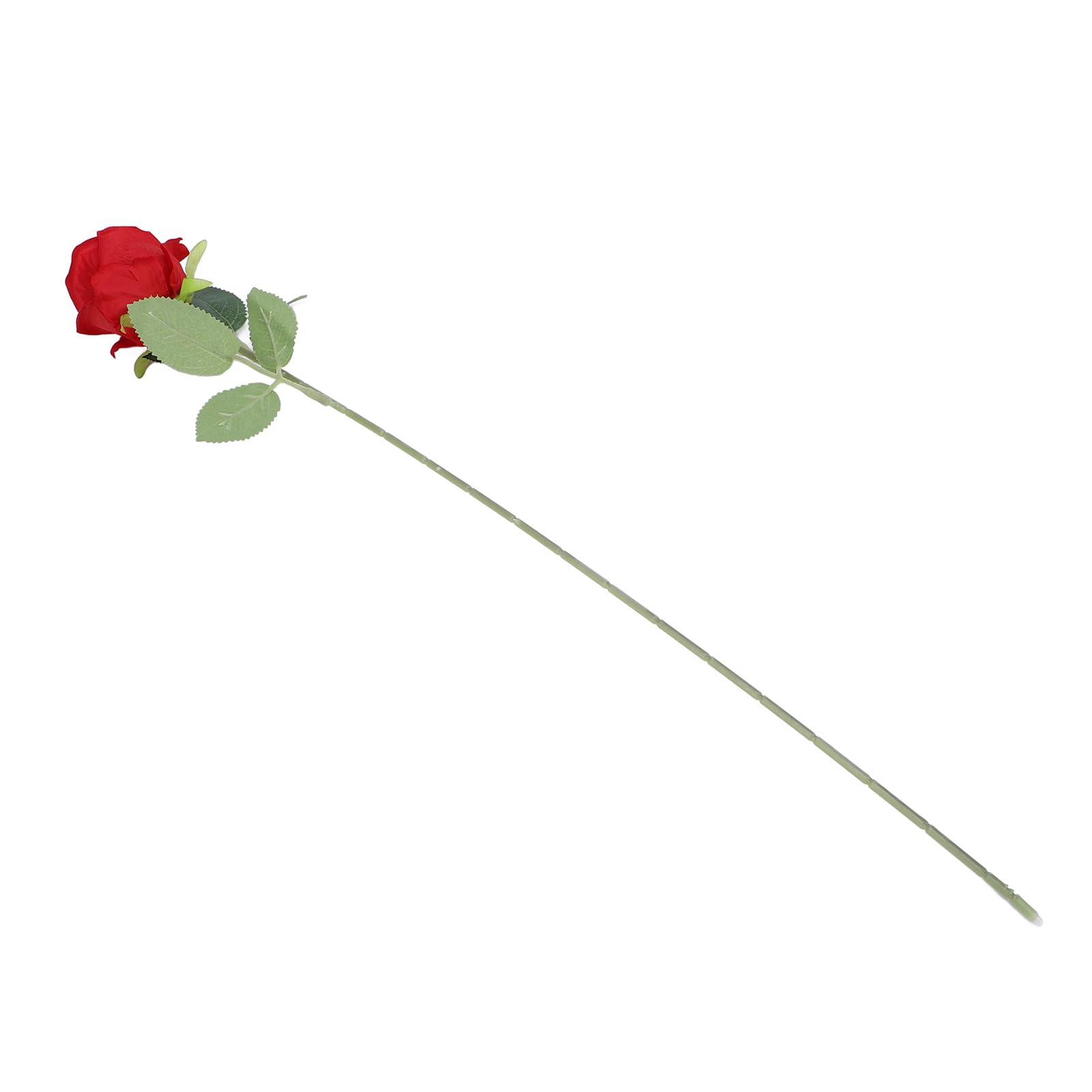 Künstliche Seidenblumen, 19,9 Zoll Realistische Langstielige (Rot)