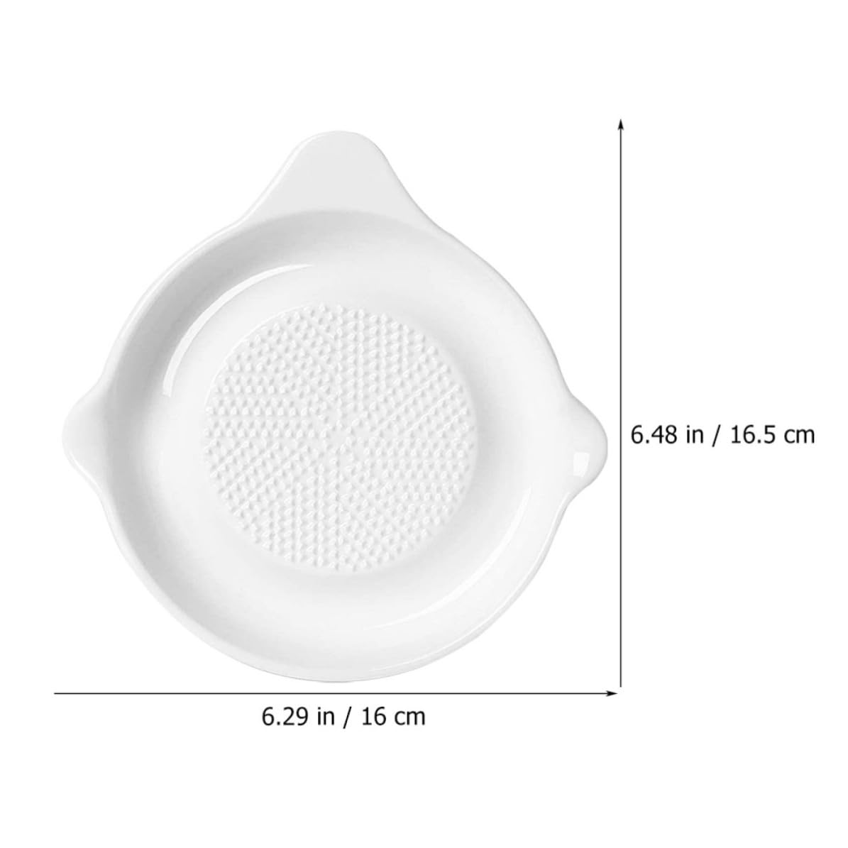 Rallador de Ajo de Cerámica Resistente al Desgaste, 2 Piezas para Rallar Especias Diseño Duradero y Fácil de Limpiar en Cocina Doméstica