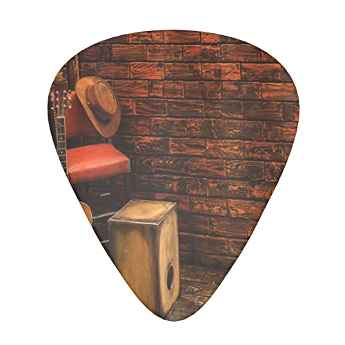 Instruments de musique sur scène en bois – Médiators fins et épais pour guitares acoustiques électriques (12 pièces) - Les Beatles, Paul McCartney, John Lennon, RIngo Starr, George Harrison Instruments de musique sur scène en bois - Médiators fins et épais pour guitares acoustiques électriques (12 pièces)