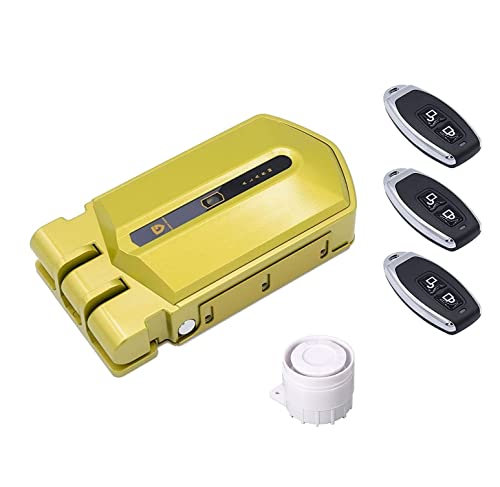 Cerradura Invisible con Alarma Golden Shield Alarm 120db con 3 mandos a distancia incopiables Cover