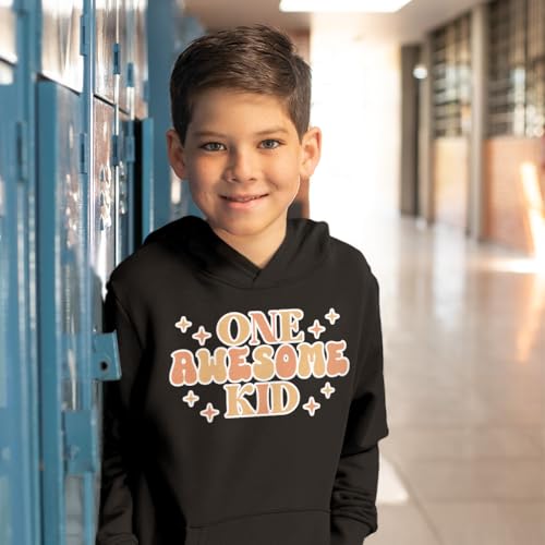 One Awesome Kid Kids' Hoodie - Trendy Hooded Sweatshirt - Cute Quote Hoodie4