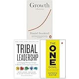 Growth A Reckoning, Tribal Leadership & The One Goal 3 Books...