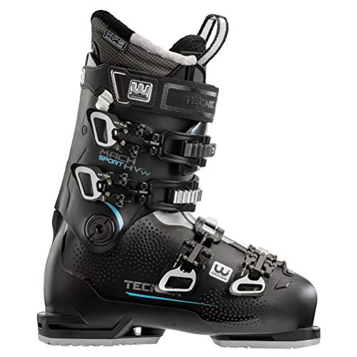 Tecnica Mach Sport 85 HV Womens Ski Boots 2021-26.5/Black