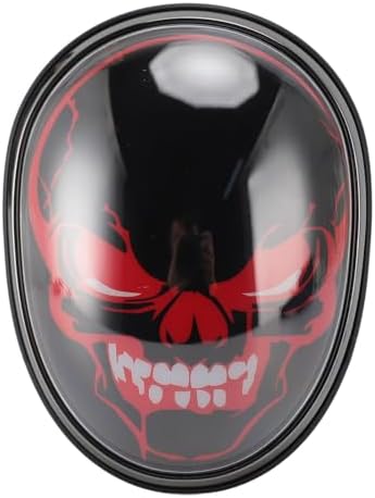 SASKATE Skull Bluetooth Speaker, Portable Wireless Speaker with Atmosphere Lights, Bluetooth 5.0 for Laptop, Tablet, Smartphone (Black) - 4