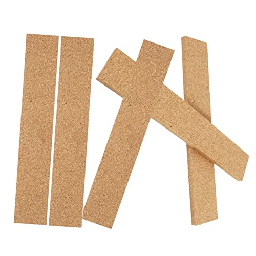 ERINGOGO Cork Board Strips for Walls 5 Pack Natural Cork Strip Wall Sticker Multi- Supplies Memo Board