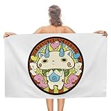 妖怪ウォッチ ビーチタオル 130*80CM バスタオル スイムタオル バスルーム 吸水速乾 砂防止 柔らかい おしゃれ 多用途 ビーチマット 旅行用タオル ビーチブランケット 海水浴 アウトドア