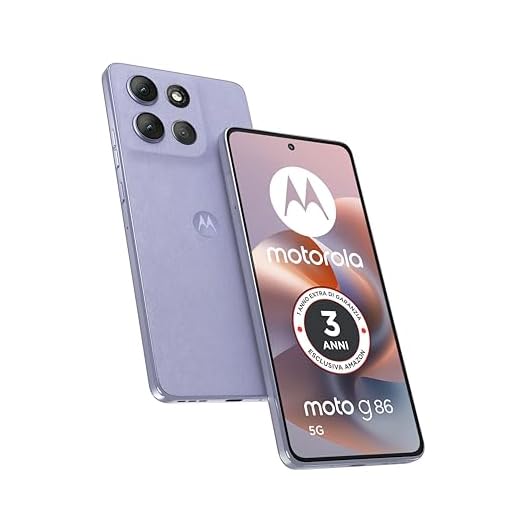 Motorola moto g86 con 3 anni di garanzia (8/256GB, Fotocamera 50MP + flicker cam, Display 6.67
