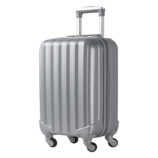 Flight Knight Maleta De Mano 56x35x22 cm Maximus Permitidas De American Airlines, Virgin Atlantic Entre Muchas Otras! Jet2, easyJet Maleta Cabina 4 Ruedas ABS Maleta Trolley Ligera