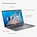 ASUS 15.6” VivoBook Laptop, Intel Core i5-1135G7 Processor, 8GB RAM, 512GB SSD, FHD Touch Micro-Edge Display, Iris Xe Graphics, Thin & Light, Wi-Fi Bluetooth, HDMI, Windows 11, Slate Grey, W/GaLiMu