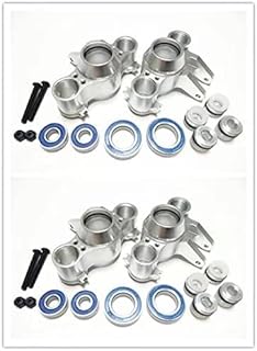 for 1/10 Old E-Revo Summit E-MAXX T-Maxx3.3 Slayer Pro 4X4 5334R for HD Aluminum Axle Carriers -4PCS Set Silver Compatible