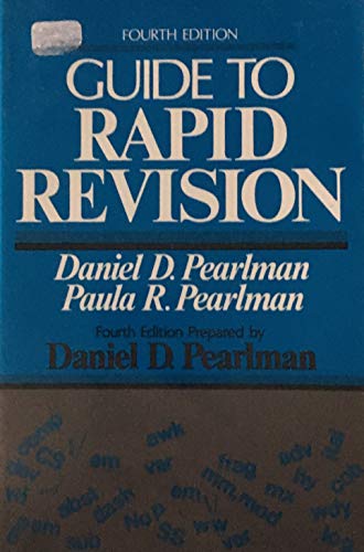 Guide to Rapid Revision 0023933208 Book Cover