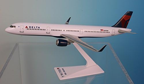 Delta Air Lines Airbus A321 200 Airplane Miniature Model Snap Fit 1:200 Part #Aab 32100 H 014