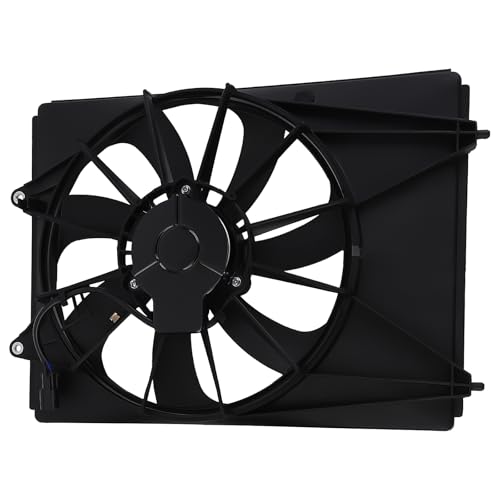Image of maXpeedingrods Engine Radiator Cooling Fan Assembly for Acura MDX V6 3.0L 2017-2020 for Honda Passport 2019-2022, Pilot 2016-2022 Right Side with Shroud Replace# 386115J6A01