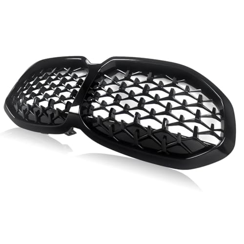 Grille de devant BMW F40 finition noir brillant au design diamant premium