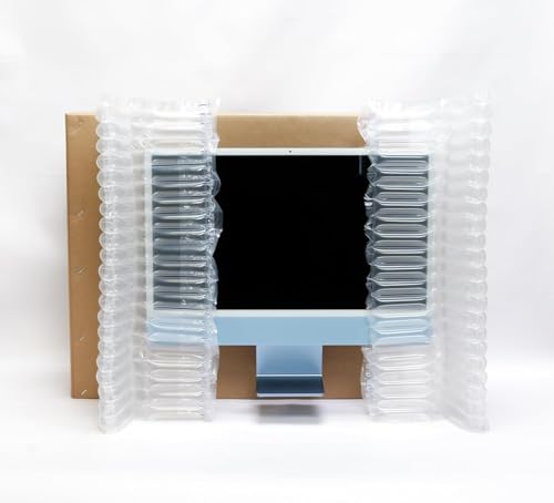 MacTeam Double-Walled Shipping Box with Blow-Up Inserts for Apple iMac 24'' Monitor All-in-One Computer Postage Packing
