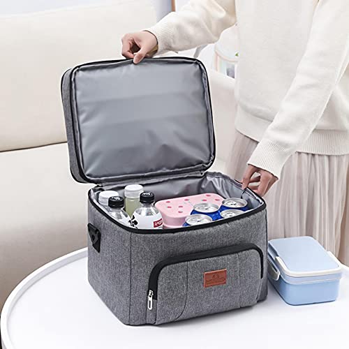 Siwan Picknicktas, lunchtas, picknick-geïsoleerde koeltas met grote inhoud en hoge isolatiewerking, koelere herbruikbare… - Image 4