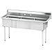 Advance Tabco 79" Fabricated Three Compartment Sink (Lite Series) Model FE-3-2424