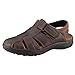 MGGMOKAY Sandalias Cuero Hombre Trekking Sandalias Hombre Verano Sandalias,Saddle,45