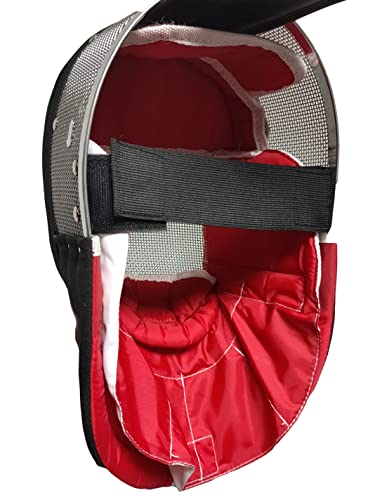 Asaki Hema Fencing Mask With 350N Stab-Proof Fabric,Ce350N,Hema Gear With Full Coverage Lining（Removable And Washable.silver. (M) #TOP1
