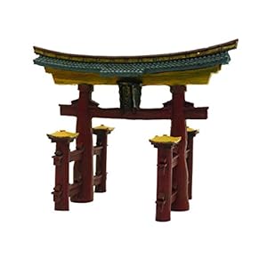 Rosewood Torii – Adorno para Puerta de Acuario japonés