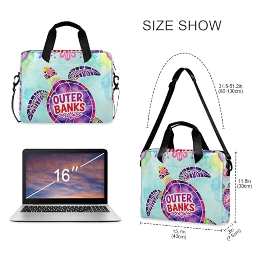 Bolso maletín para laptop 15.6" con asas y correa miniatura 5