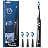 【SATISFACCIÓN CON CALIDAD】- 3 años de garantía. El paquete incluye: 1 mango de cepillo de dientes eléctrico Kealive, 3 cabezales de repuesto, 1 cable de carga USB, 1 manual de instrucciones.