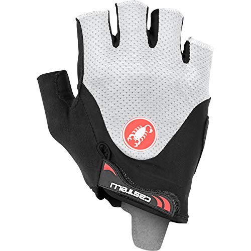 castelli Arenberg Gel 2 Unisex Adult Cycling Gloves, unisex_adult, 4519028, Black/Ivory, XX-Large