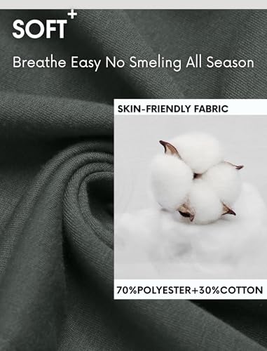 Deyeek Men's Tear Away Pants 2 Side Snap Open Bottom Sweatpants Loose Fit Casual Post Surgery Pants with Pockets4