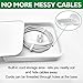 BELIEFLUO Outlet Shelf Holder, Bathroom Decor with Built-in Cable Management,A Space Saving Solution for Homepod Mini,Google Home/Echo/Smart Speakers/Electric Toothbrush/Cell Phone (Universal)…