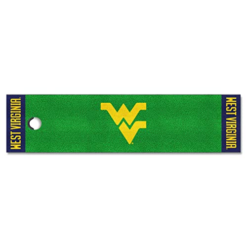 Fanmats 9091 West Virginia University Mountaineers Nylon Putting Green Mat