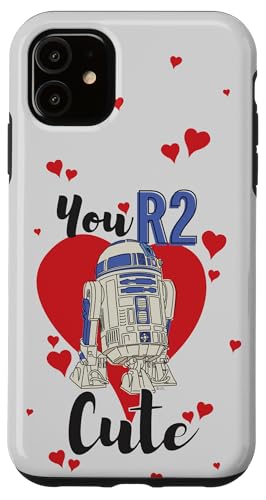 Coque iPhone 11 Star Wars R2-D2 You R2 mignonne en silicone