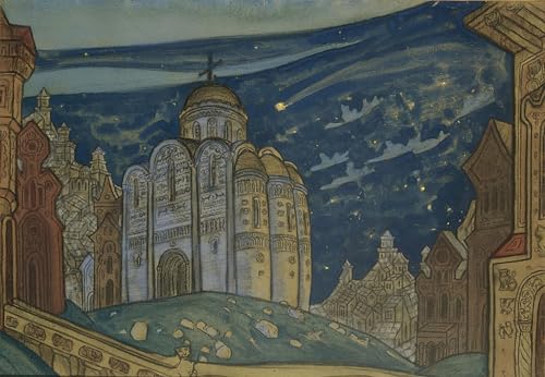 Toile paysage Nikolai Roerich 60x90cm - Solution décoration grand format vide