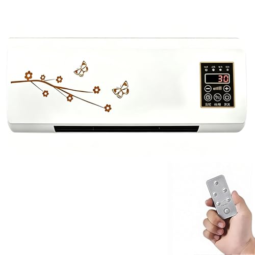 Climatiseur mural 1800W réversible avec télécommande et minuterie